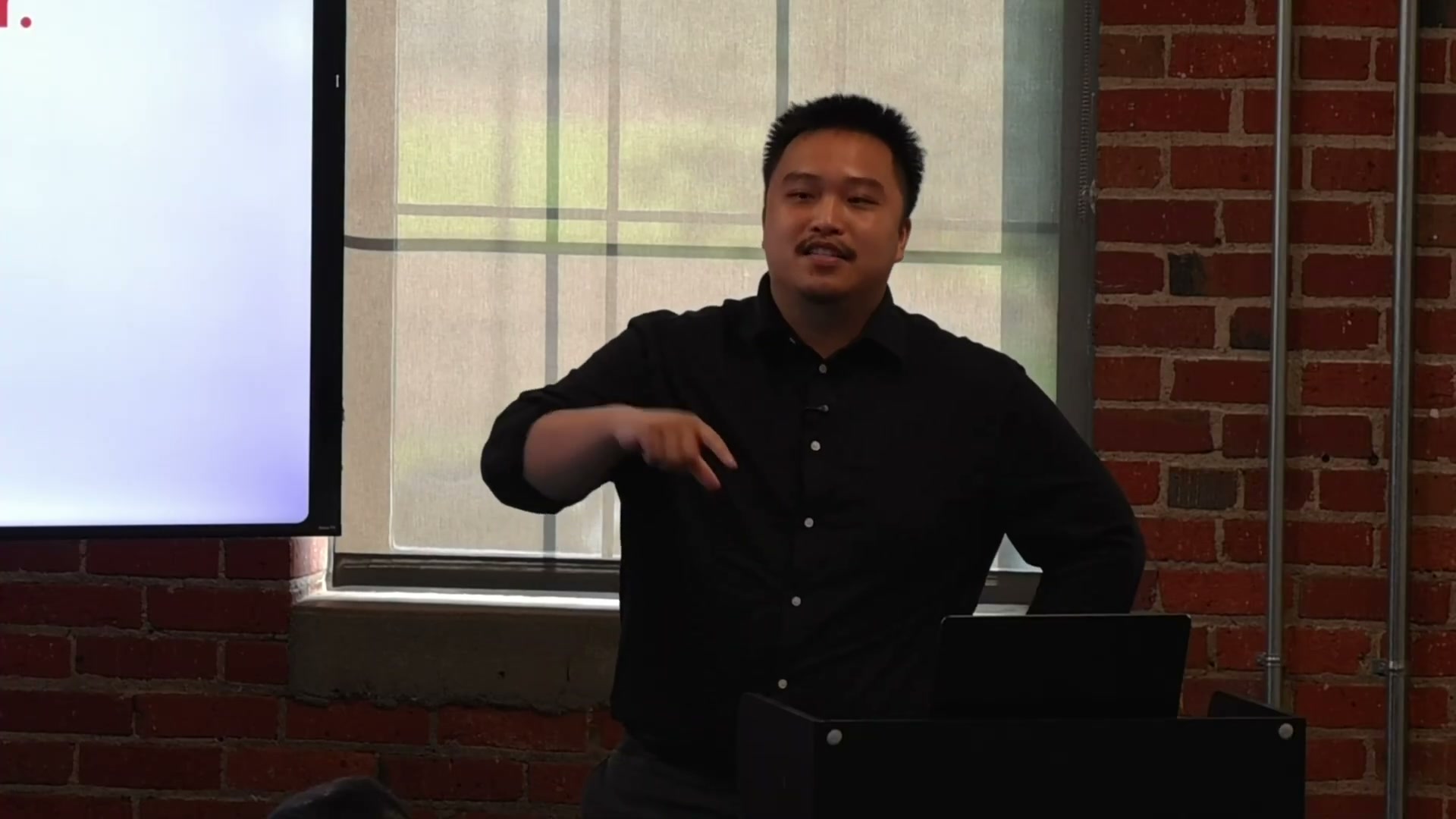 Eric Yim speaking at 1 Million Cups Lincoln: Is SEO dead now that people search with AI?